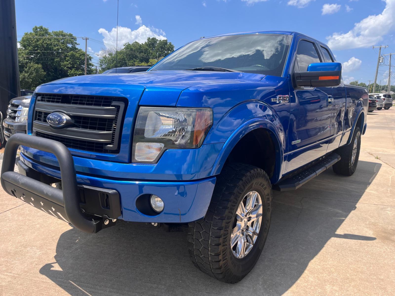 2013 BLUE FORD F-150 STX; XL; XLT; XL SuperCab 8-ft. Bed 2WD (1FTFX1CT6DF) with an 3.5L V6 TURBO engine, 6-Speed Automatic transmission, located at 8101 E. Skelly Dr., Tulsa, OK, 74129, (918) 592-3593, 36.121891, -95.888802 - Photo #0
