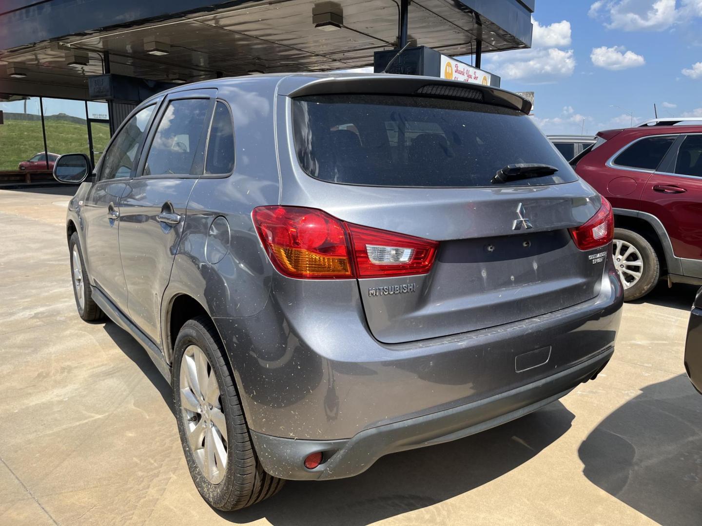 2014 GRAY MITSUBISHI OUTLANDER SPORT ES ES 2WD (4A4AP3AU1EE) with an 2.0L L4 DOHC 16V engine, located at 8101 E. Skelly Dr., Tulsa, OK, 74129, (918) 592-3593, 36.121891, -95.888802 - Photo#0