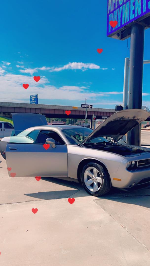 2014 GRAY DODGE CHALLENGER SXT SXT (2C3CDYAG3EH) with an 3.6L V6 DOHC 24V engine, 5-Speed Automatic transmission, located at 8101 E. Skelly Dr., Tulsa, OK, 74129, (918) 592-3593, 36.121891, -95.888802 - Photo#0