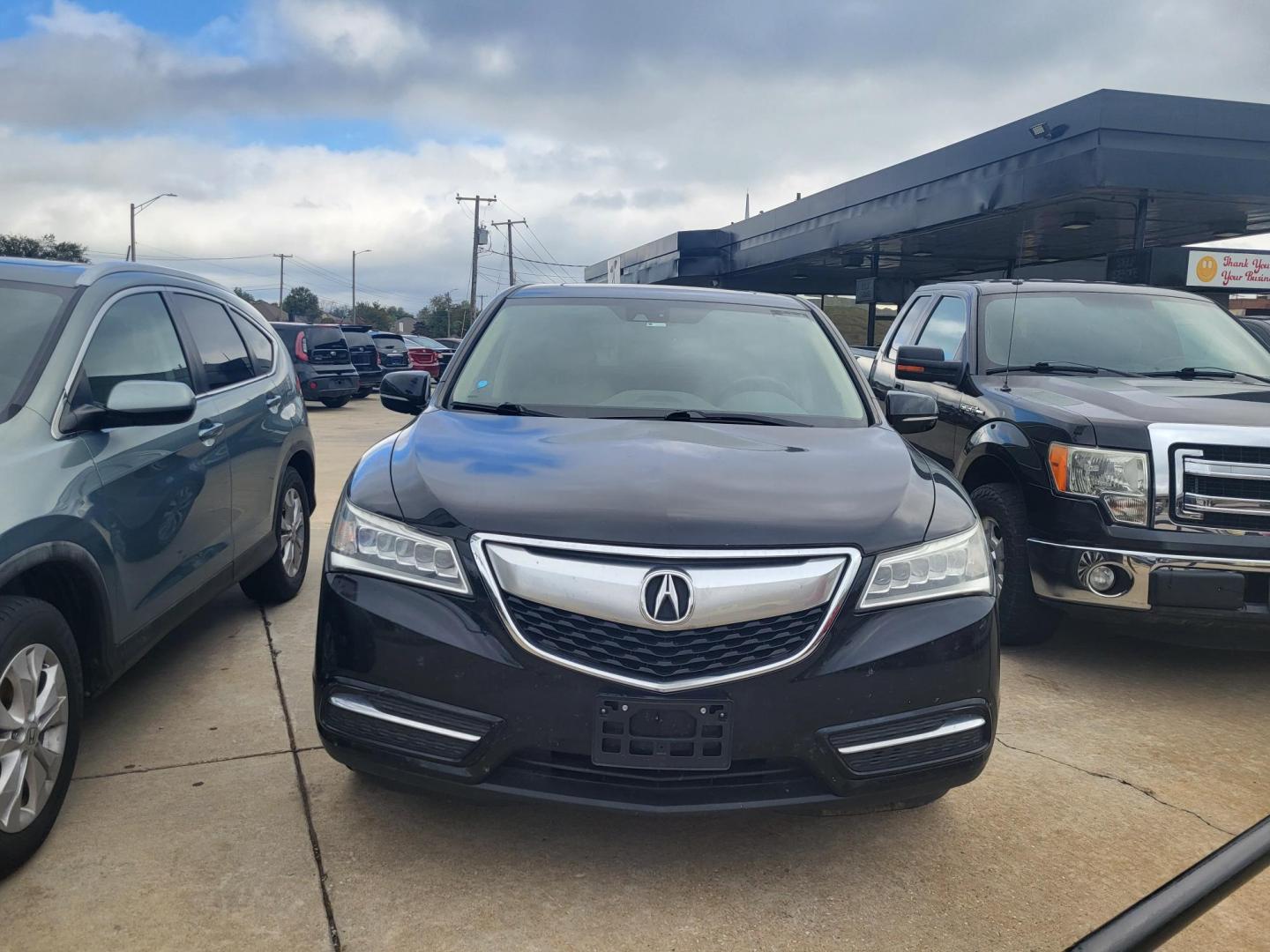 2015 BLACK ACURA MDX TECHNOLOGY PACKA 6-Spd AT w/Tech Package (5FRYD3H49FB) with an 3.5L V6 SOHC 24V engine, 6-Speed Automatic transmission, located at 8101 E. Skelly Dr., Tulsa, OK, 74129, (918) 592-3593, 36.121891, -95.888802 - Photo#1