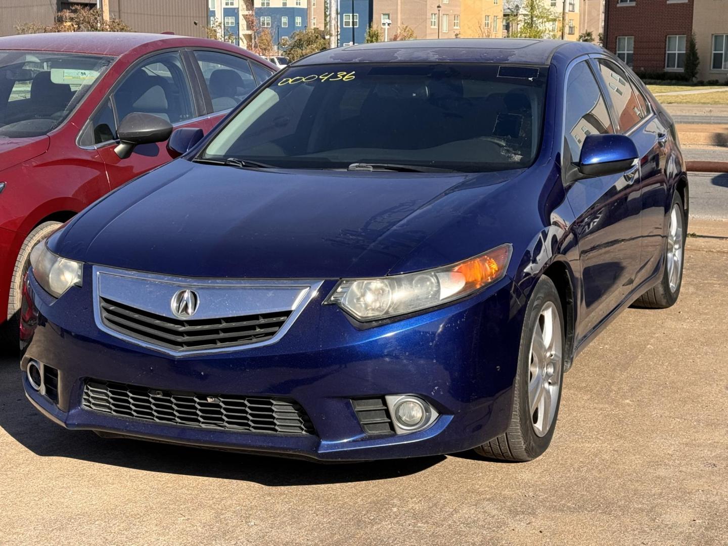 2012 BLUE ACURA TSX BASE 5-Speed AT (JH4CU2F41CC) with an 2.4L L4 DOHC 16V engine, 5-Speed Automatic transmission, located at 8101 E. Skelly Dr., Tulsa, OK, 74129, (918) 592-3593, 36.121891, -95.888802 - Photo#0