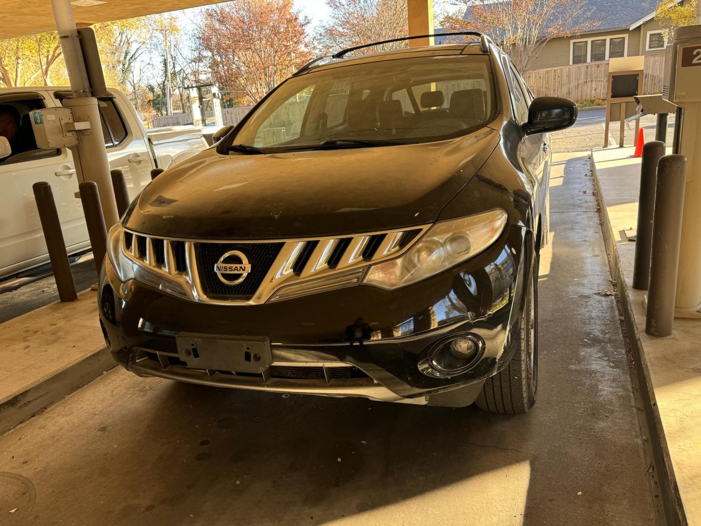 2010 BLACK Nissan Murano LE AWD (JN8AZ1MW3AW) with an 3.5L V6 DOHC 24V engine, CVT transmission, located at 8101 E. Skelly Dr., Tulsa, OK, 74129, (918) 592-3593, 36.121891, -95.888802 - Photo#0