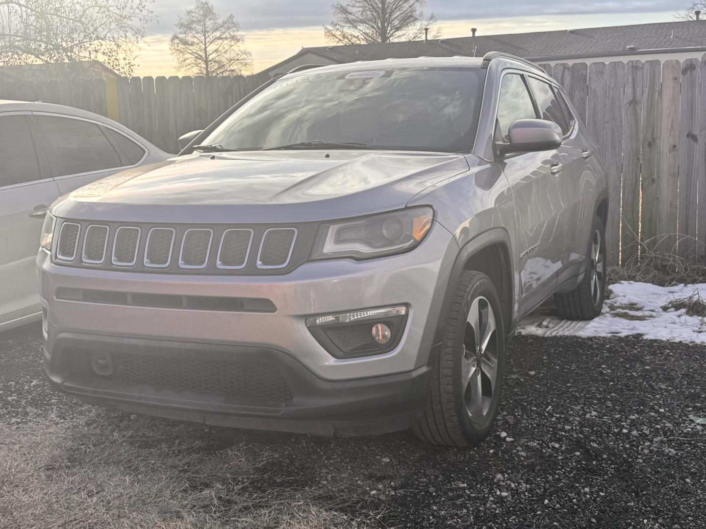 2017 GRAY Jeep Compass Sport 4WD (3C4NJDBB6HT) with an 2.4L L4 DOHC 16V engine, located at 8101 E. Skelly Dr., Tulsa, OK, 74129, (918) 592-3593, 36.121891, -95.888802 - Photo#0